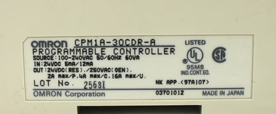 USED OMRON CPM1A-30CDR-A