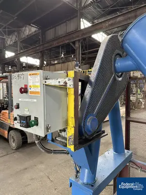 USED Patterson-Kelley 2 Cu Ft P-K Crossflow Twin Shell Blender, S/S, 1.5 HP