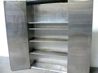 Stainless Steel Storage Cabinet  16" x 47" x 80"