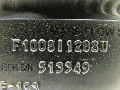 Micro Motion  F100SI128SU Stainless Steel Mass Flow Sensor Tank 1" Flange