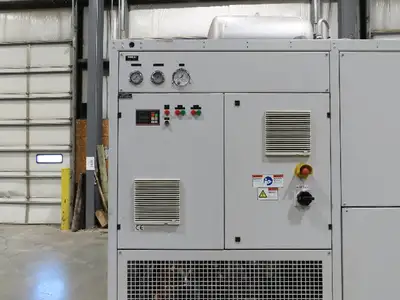 GWK Recirculating Water Cooled Chiller 40 Ton Cooling 25Hp 480V 2-Pump Unit