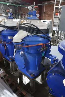 (4) Alfa-Laval MOPX 207 SGT-24-60 oil purifier skids, SS.