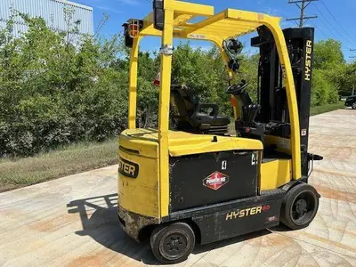 Used HYSTER E65XN-40 4-Wheel Sit down Electric Counterbalance Forklifts Illinois US | Somerset Equipment Sales #1546257