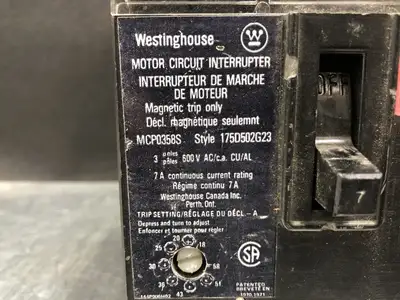 USED WESTINGHOUSE MCP0358S