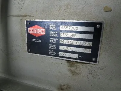 Herion Hydraulic Power Unit 10Hp 120 Gal 4500 PSI Denison Pump PV6-2R1B-C02