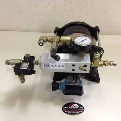 USED LUBRIQUIP TRABON E PUMP W/RESV.