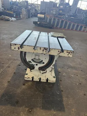 32" W X 28" D X 24" T CARLTON T-SLOTTED 90 DEGREE TILTING BOX TABLE. STOCK # 1012024