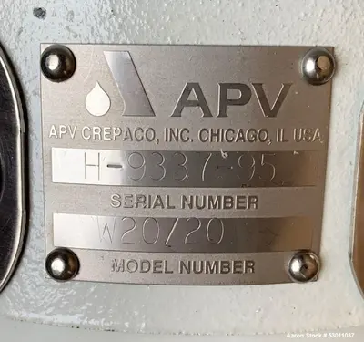 Powerful APV Crepaco W20/20 Pump – Built for Efficiency & Longevity