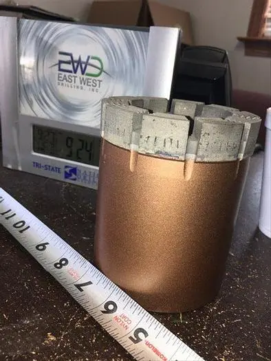 New | in-Stock AFTERMARKET HWL SERIES 6 DIAMOND CORE DRILLING BIT Drills Pennsylvania US | East West Machinery & Drilling #1416077