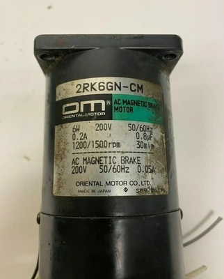 USED Oriental Motor 2RK6GN-CM