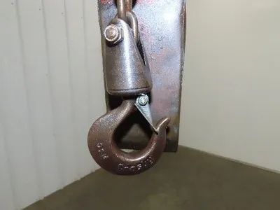 Chicago Pneumatic 1/4 Ton 500Lb Power Vane Air Chain Hoist 9' 3" Lift w/Pendant