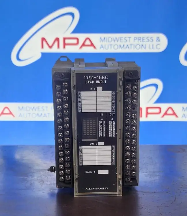 Used ALLEN-BRADLEY 1791-16BC Input / Output Modules | Midwest Press and Automation #577794