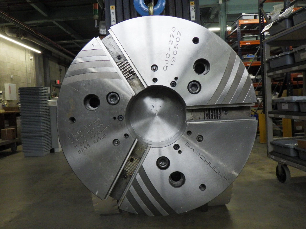 Samchully 20" 3 Jaw Quick Change Lathe Chuck QJC-220 (STK)