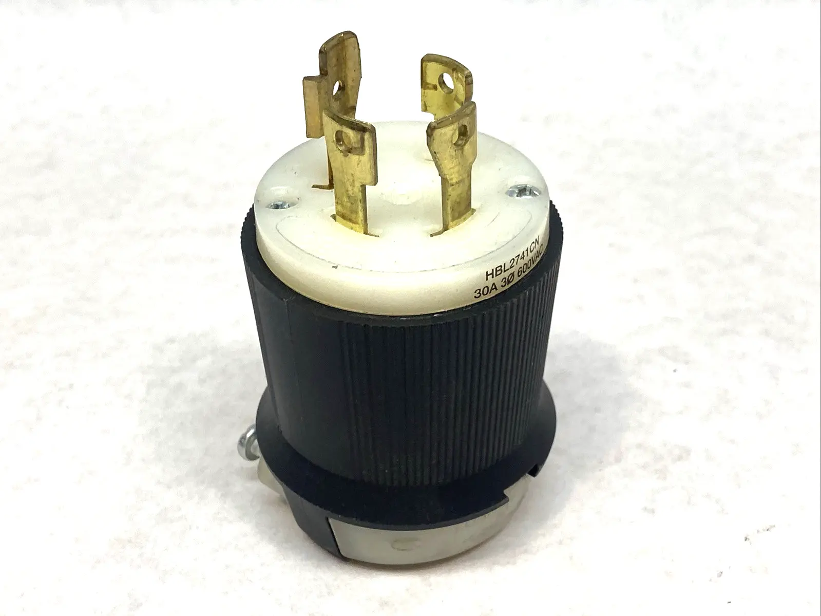 Used Hubbell Twist-Lock Plug 30A 600VAC Bus Bars & Plugs Michigan US | Maverick Industrial Sales #1400838