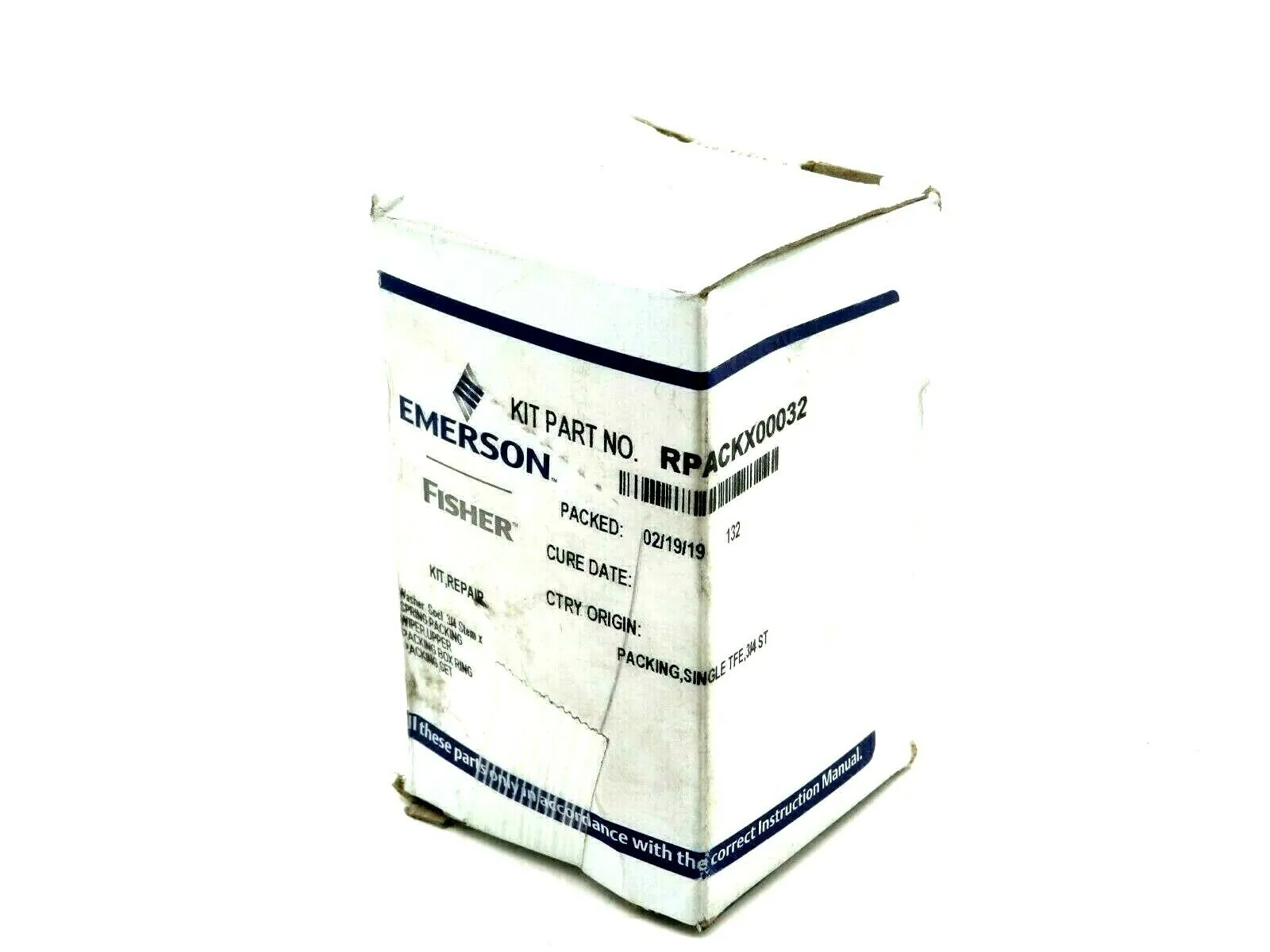 NEW EMERSON FISHER RPACKX00032 REPAIR KIT PACKING ,SINGLE TFE 3/4"