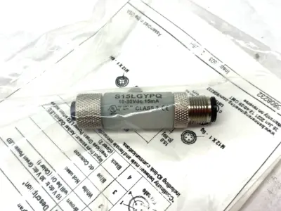 NEW BANNER ENGINEERING 2-COLOR IN-LINE SENSOR STATUS INDICATOR MALE-FEMALE 4-PIN 808232