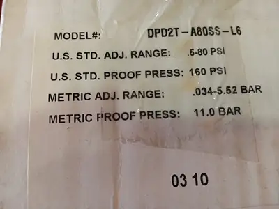 NEW BARKSDALE DPD2T-A80SS-L6