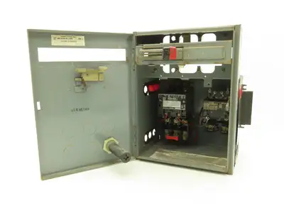Square D HBS8536SCL480 MCC Bucket Motor Starter 10Hp Size 1 Disconnect 600V 3Ph