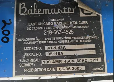 (2) Balemaster AT Baler