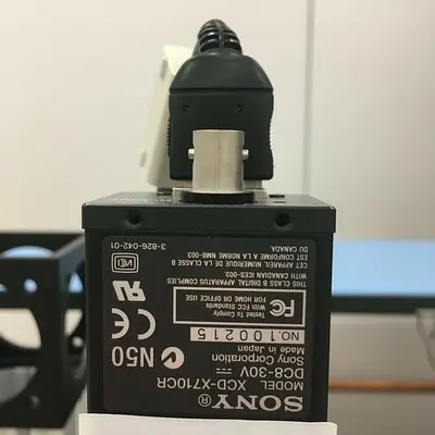 CARL ZEISS MICROSCOPE AXIOTECH VARIO 100HD WITH KONICA MINOLTA SPECTROPHOTOMETER