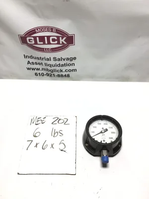 USG Solfrunt Stainless Steel Pressure Gauge 3500 PSI (pound-force/inch²)