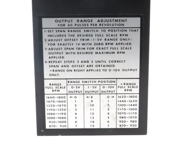 NEW STOCK EQUIPMENT 1-Z7211 TACHOMETER SERIES 1800 1Z7211