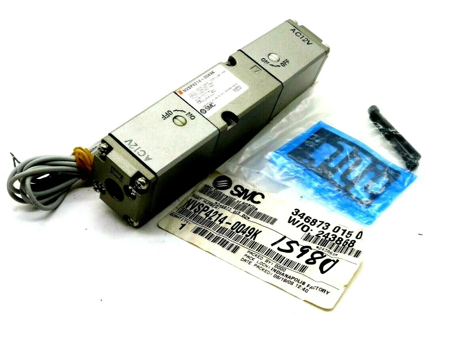 NEW SMC NVSP4214-0049K SOLENOID VALVE NVSP42140049K