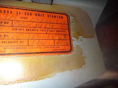 Westinghouse 11-300 series Motor Control Center Bucket Size 1
