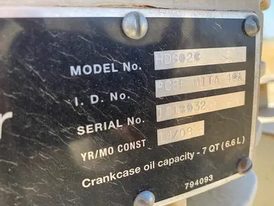USED 2014 BLACKMER HD602C