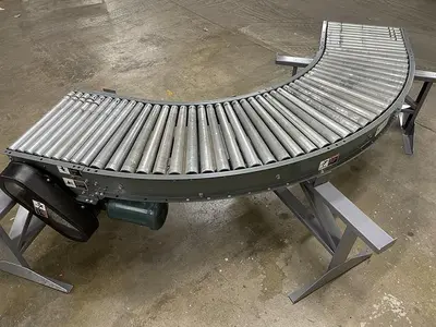 Used INTELLIGRATED 90 DEGREE CONVEYOR Roller Conveyors Wisconsin US | Packer City Sales #1301784