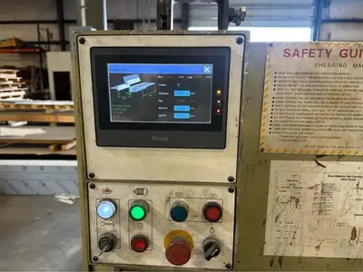 Used 2013 US INDUSTRIAL US1025PMS Power Squaring Shears (Inch) Illinois US | BLUMBERG MACHINERY COMPANY #1356593