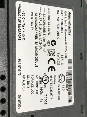 USED ALLEN BRADLEY 1734-OB8 SER C