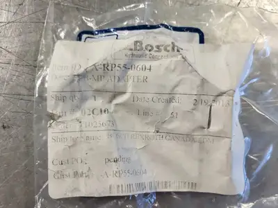 NEW BOSCH HYDRAULIC CONNECTIONS LTD. A-RP55-0604