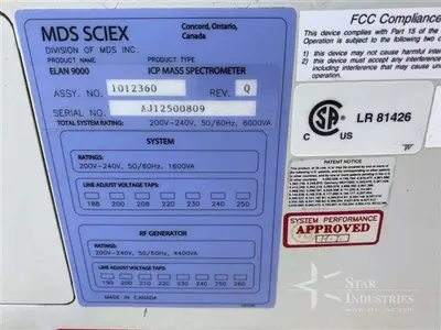 Used _UNKNOWN_ _UNKNOWN_ ICP / ICPMS California US | Star Industries #1255087