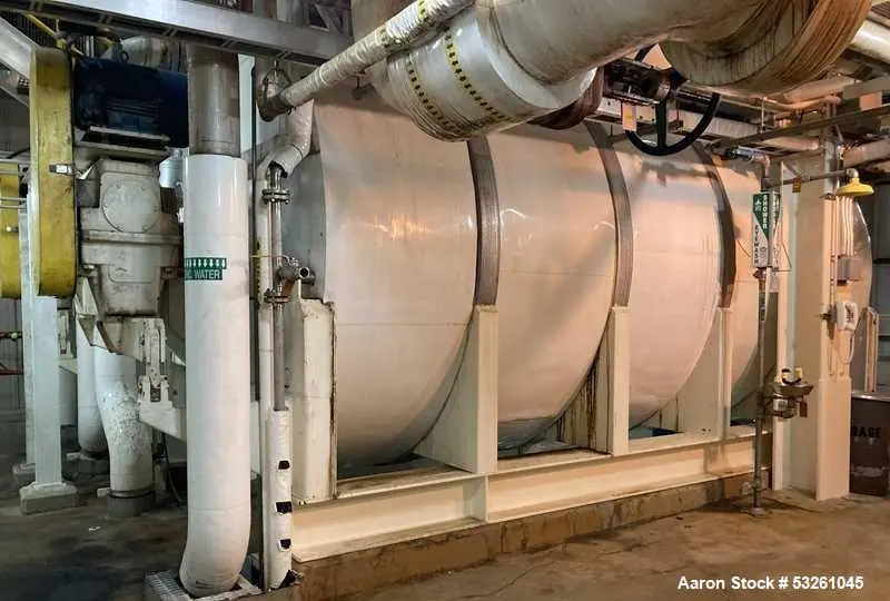 Used Vaahto Cooling & Heating Crystallizer – 3,000 MM Diameter x 5,500 MM Long Stainless Steel Crystallization Vessel