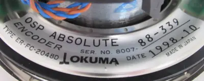 USED OKUMA ER-FC-2048D OSP ABSOLUTE ENCODER ERFC2048D