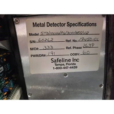 USED METTLER TOLEDO / SAFELINE, INC. STD/10X06/PG/300/ABS/V2