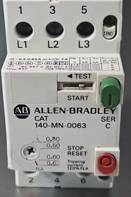 Allen-Bradley 140-MN-0063 Series C Manual Motor Starter loc4C16