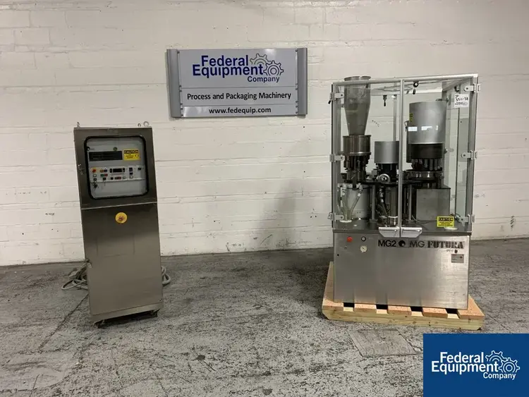 Used MG2 MG2 Futura Capsule Filling Machine Powder and Pellets Capsule Fillers Ohio US | Federal Equipment Company 84 #126329