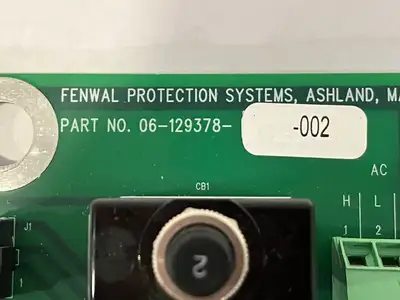USED FENWAL EX-200 CONTROL PANEL CIRCUIT BOARD DETACHED CAPACITOR