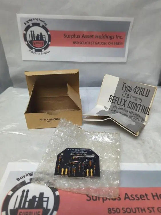 Used ECA 60-1508-1 Misc Electrical & Power Parts Ohio US | Surplus Asset Holdings #1238833