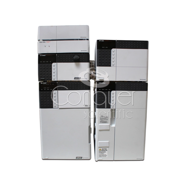 Used SHIMADZU PROMINENCE HPLC / RF-20A FLUORESCENCE DETECTOR Liquid Chromatography Systems California US | Conquer Scientific #804343