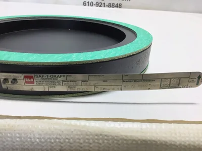 BS&B Graphite Rupture Disk 2″ Flange Rating ANSI 150 Burst Pressure 47.75 PSIG