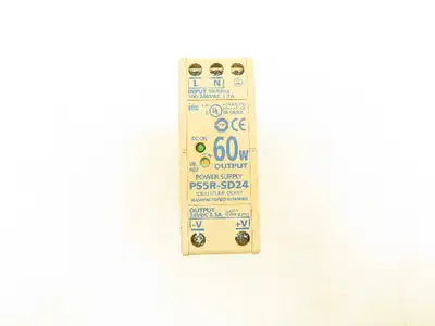Idec PS5R-SD24
PS5R-SD24 Power Supply 24VDC 2.5A 60W Class 2