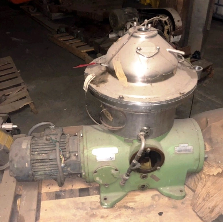 Westfalia SB 14-06-076 clarifier centrifuge, 316SS.