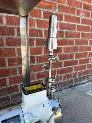 USED BRAN + LUEBBE N-K31 METERING PUMP W/ CONTROLLER, BALDOR 1.5 HP MOTOR