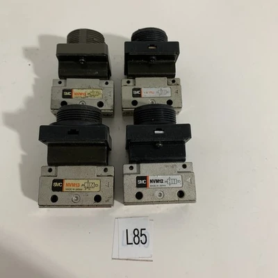SMC Corp. NVM13 Mechanical Valve (Lot of 3) NVM12 (Lot Of 1) 4 Total