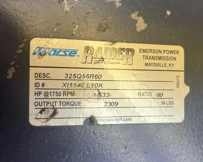 New | in-Stock MORSE MORSE ,325 Q56R60 Speed Reducers | Surplus Asset Holdings #1204474