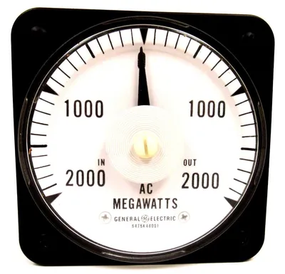 USED GENERAL ELECTRIC 50-100222FCVF1ADA-CW WATTMETER 50100222FCVF1ADACW AB18