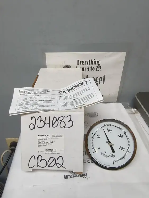 New | in-Stock ASHCROFT 30211460-13 Temperature/Pressure Ohio US | Surplus Asset Holdings #1236621